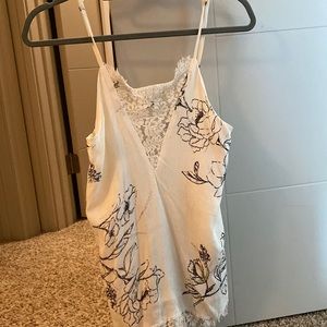Kimchi blue. Small. floral tank top